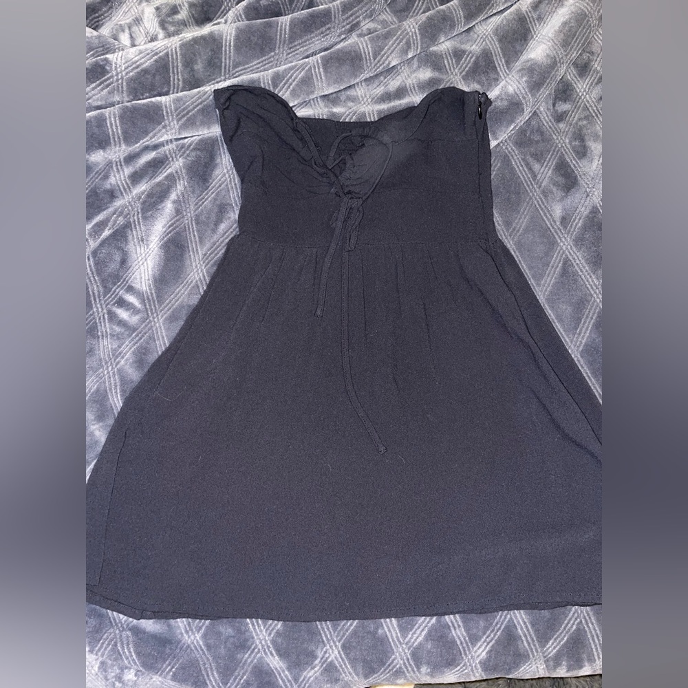 Black Top/Dress Strapless